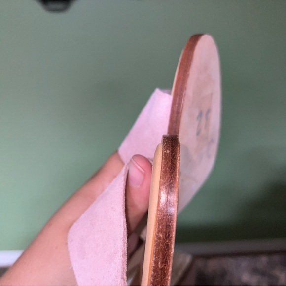 SOLUDOS Capri Block-Heel Raffia & Pink Suede Sandals Size 9. - Picture 12 of 12